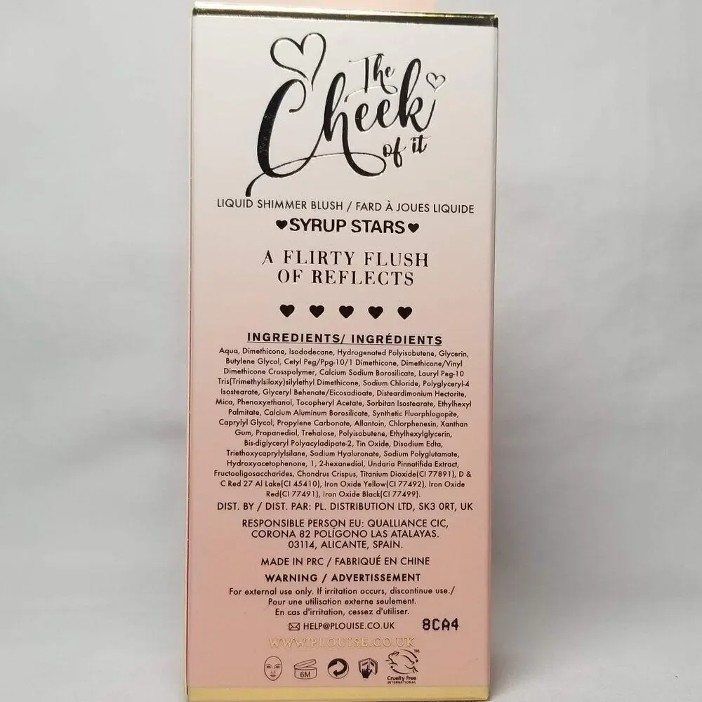 P.Louise The Cheek of it - Liquid Blush - Syrup Stars